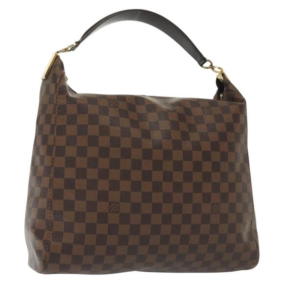 LOUIS VUITTON Damier Ebene Porto Bellow GM Shoulder Bag N41185 - Picture 1 of 16